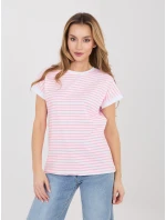 RV tričko TS A1125.85 bílo-růžová