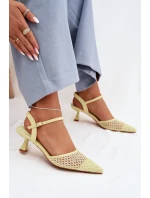 Sandály na podpatku  model 225216 Step in style