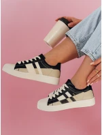 JUNOMI dámské tenisky na platformě černé FashionStreet ZY0860