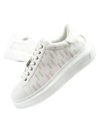 Karl Lagerfeld Kapri pánské tenisky kožené bílé Karl Lagerfeld Kapri pánské tenisky kožené bílé