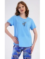 Dámské pyžamo kapri Eliza Dámské pyžamo kapri Eliza