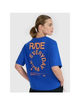 Dámské tričko oversize s potiskem 4F 4FWSS25TTSHF1993-36S