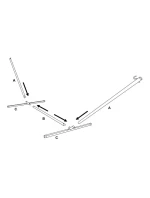 Kovový stojan HAMMOTA RACK 374x91x111CM Kovový stojan HAMMOTA RACK 374x91x111CM