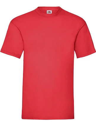 Fruit of the Loom Valueweight T Tričko 16.1036 red