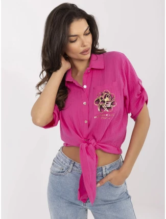 DHJ košile KS 8595 1.66 fuchsiová