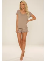 Pyžamo De Lafense 766 Carmel kr/r S-2XL Pyžamo De Lafense 766 Carmel kr/r S-2XL