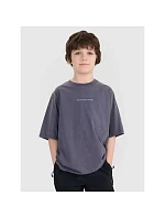 Chlapecké tričko oversize s potiskem 4F 4FJWSS25TTSHM1879-22S