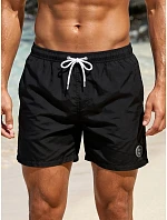 Pánské plavecké šortky černé FashionStreet SX2609 Pánské plavecké šortky černé FashionStreet SX2609