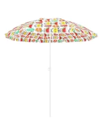 BALKONOVÝ PLÁŽOVÝ SLUNEČNÍK 180CM MIX OVOCE 1048826 BALKONOVÝ PLÁŽOVÝ SLUNEČNÍK 180CM MIX OVOCE 1048826