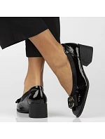 Černé lakované lodičky Filippo DP6960