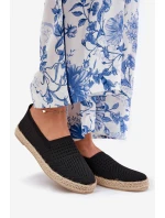 Dámské Espadrilky S Pletením Vinceza 13624 Černé