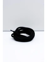 Corbby Černé voskované silné Tkaničky