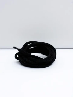 Corbby Černé voskované silné Tkaničky