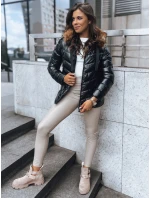 Dámská prošívaná zimní bunda s kapucí MIRIAL černá FashionStreet TY3769