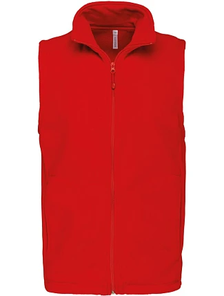 Kariban K 913 Mikrofleecová vesta "Luca" 20.K913 red Kariban K 913 Mikrofleecová vesta "Luca" 20.K913 red