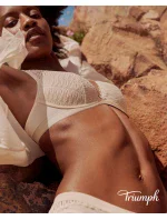 Dámské tanga Aura Spotlight High Leg string krémová - Triumph Dámské tanga Aura Spotlight High Leg string krémová - Triumph