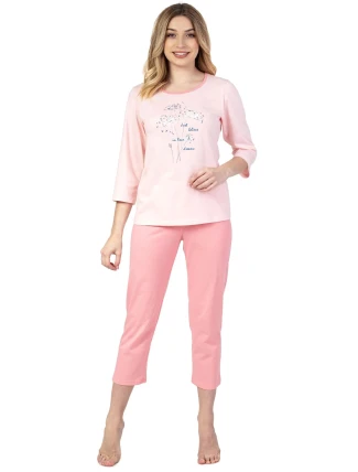 Dámské pyžamo 671 pink - REGINA Dámské pyžamo 671 pink - REGINA