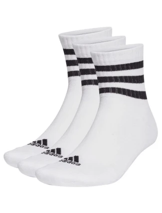 Ponožky adidas 3-Stripes Cushioned Sportswear Mid-Cut 3P HT3456