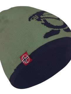 Trollkids Dětská zimní čepice pletená dívčí/chlapecká zelená (920-335)