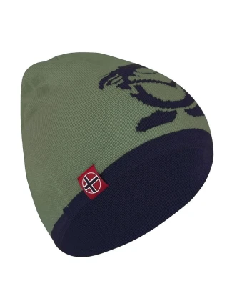 Trollkids Dětská zimní čepice pletená dívčí/chlapecká zelená (920-335)