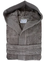 The One Towelling Velour Bathrobe Župan s kapucí 48.1043 taupe The One Towelling Velour Bathrobe Župan s kapucí 48.1043 taupe