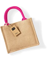 Westford Mill W 412 Jutová nákupní taška Mini 50.0412 natural/fuchsia