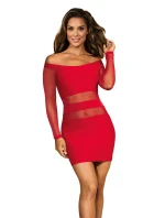 Šaty V-9299 červené - Axami