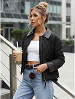 Dámská přechodná bunda TY5622 černá - FashionStreet Dámská přechodná bunda TY5622 černá - FashionStreet