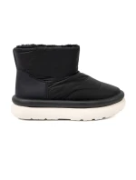 Originální dámské  sněhule černé platforma