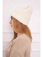 Fleecová čepice K204 ecru Fleecová čepice K204 ecru