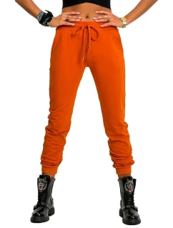 Tepláky RV DR 5040.07X tmavě oranžová