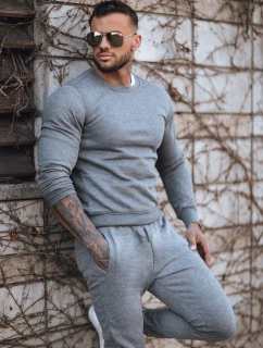 FashionStreet antracitová pánská tepláková souprava AX0731