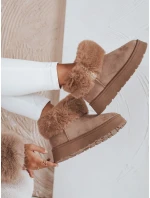 Dámské sněhule s kožešinou béžové FashionStreet ZY1056