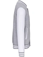 Kariban K 497 Unisex college bunda "Teddy" 20.K497 oxford grey/white Kariban K 497 Unisex college bunda "Teddy" 20.K497 oxford grey/white