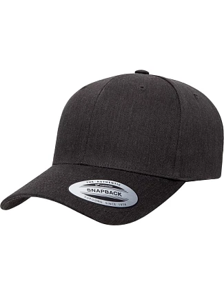 Flexfit 6389 6 panelová Snapback kšiltovka "Retro" 55.6389 dark heather grey Flexfit 6389 6 panelová Snapback kšiltovka "Retro" 55.6389 dark heather grey