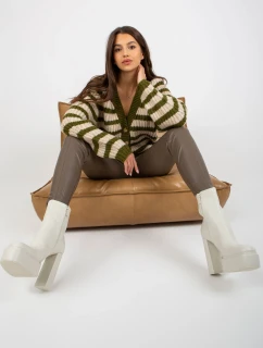 Svetr EM SW 5020 02.28P khaki