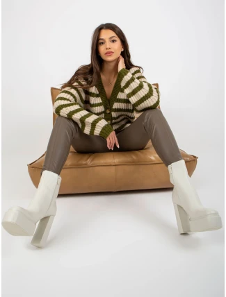 Svetr EM SW 5020 02.28P khaki