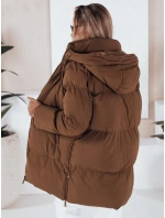 Dámská prošívaná bunda LETLIS camel FashionStreet TY3245 Dámská prošívaná bunda LETLIS camel FashionStreet TY3245