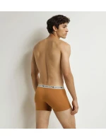 Pánské boxerky z bio bavlny 3ks DIM COTTON STRETCH BIO BOXER 3x - DIM - oranžová