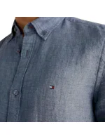Tommy Hilfiger Košile z pigmentově barveného lnu M MW0MW23147 Tommy Hilfiger Košile z pigmentově barveného lnu M MW0MW23147