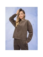 Dámská manšestrová mikina s kapucí OUTHORN OTHAW22TSWSF076-80S Dámská manšestrová mikina s kapucí OUTHORN OTHAW22TSWSF076-80S