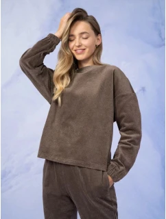 Dámská manšestrová mikina s kapucí OUTHORN OTHAW22TSWSF076-80S