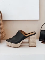 Dámské žabky HOTTRENDY black FashionStreet ZY0989