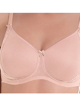 Lace Rose soft podprsenka s pěnovou výztuží 5618 rosewood - RosaFaia