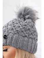 Čepice K165 tmavě šedá