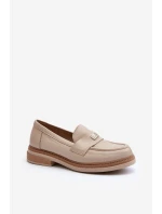 Zazoo 20165 Dámské kožené mokasíny béžové Zazoo 20165 Dámské kožené mokasíny béžové