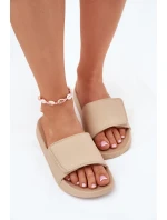 Dámské Pantofle Béžové 4FMM00FFLIF031A-83S