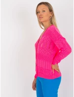 Dámský svetr LC SW 8022  fluo růžový