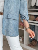 Dámská oversize bunda SOFT LOVE navy blue FashionStreet PY0131