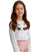 Dívčí pyžamo 2585 grey - TARO